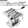 image:imageVEVOR Electric Pasta Maker 150W Automatic Noodle Maker Machine with 8 Pasta Shapes 4 Intelligent Modes 500g Flour Capacity Pasta Maker Machine with Measuring Cups Cleaning Brush for Home KitchenSet