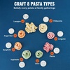 image:imageVEVOR Electric Pasta Maker 150W Automatic Noodle Maker Machine with 8 Pasta Shapes 4 Intelligent Modes 500g Flour Capacity Pasta Maker Machine with Measuring Cups Cleaning Brush for Home KitchenStandard