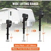 image:imageVEVOR Electric Trailer Jack 5000 lbs Heavy Duty RV Electric Power Tongue Jack with 2 Way Connector Manual Crank Handle amp Weatherproof Jack Cover 10283 Lift for RVs Trailers amp Campers Black4000 lbs