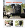 image:imageVEVOR Electric Trailer Jack 5000 lbs Heavy Duty RV Electric Power Tongue Jack with 2 Way Connector Manual Crank Handle amp Weatherproof Jack Cover 10283 Lift for RVs Trailers amp Campers Black5000 lbs