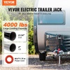 image:imageVEVOR Electric Trailer Jack 5000 lbs Heavy Duty RV Electric Power Tongue Jack with 2 Way Connector Manual Crank Handle amp Weatherproof Jack Cover 10283 Lift for RVs Trailers amp Campers Black4000 lbs