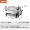 image:imageVEVOR Manual Dough Sheeter Machine Puff Pastry Sheeter and Fondant Roller Removable Handle Panel Roller for Easy Cleaning Max 12 inch Adjustable Thickness for Home or Small Commercial Kitchens11 inch