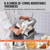 image:imageVEVOR Manual Dough Sheeter Machine Puff Pastry Sheeter and Fondant Roller Removable Handle Panel Roller for Easy Cleaning Max 12 inch Adjustable Thickness for Home or Small Commercial Kitchens11 inch