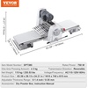 image:imageVEVOR Manual Dough Sheeter Machine Puff Pastry Sheeter and Fondant Roller Removable Handle Panel Roller for Easy Cleaning Max 12 inch Adjustable Thickness for Home or Small Commercial Kitchens157 inch