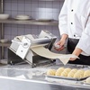 image:imageVEVOR Manual Dough Sheeter Machine Puff Pastry Sheeter and Fondant Roller Removable Handle Panel Roller for Easy Cleaning Max 12 inch Adjustable Thickness for Home or Small Commercial Kitchens11 inch