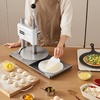 image:imageVEVOR Manual Pizza Dough Press Machine 95 inch Pizza Pastry Press Plate Stainless Steel Bread Presser Commercial Chapati Sheet Crust Maker Forming Machine with Handle and 100 Pcs Parchment Paper95 inch