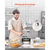image:imageVEVOR Manual Pizza Dough Press Machine 95 inch Pizza Pastry Press Plate Stainless Steel Bread Presser Commercial Chapati Sheet Crust Maker Forming Machine with Handle and 100 Pcs Parchment Paper94 x 98 x 13 inch