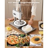 image:imageVEVOR Manual Pizza Dough Press Machine 95 inch Pizza Pastry Press Plate Stainless Steel Bread Presser Commercial Chapati Sheet Crust Maker Forming Machine with Handle and 100 Pcs Parchment Paper95 inch