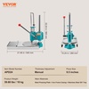 image:imageVEVOR Manual Pizza Dough Press Machine 95inch24cm Household Pizza Pastry Stainless Steel Pizza Presser Commercial Chapati Sheet Pizza Crust Press Plate Height Adjustable Pizza Forming Machine