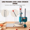 image:imageVEVOR Manual Pizza Dough Press Machine 95inch24cm Household Pizza Pastry Stainless Steel Pizza Presser Commercial Chapati Sheet Pizza Crust Press Plate Height Adjustable Pizza Forming Machine