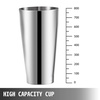 image:imageVEVOR Milkshake Double Head Electric Blender 180W Silver 800ml