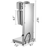 image:imageVEVOR Milkshake Double Head Electric Blender 180W Silver 800ml