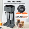image:imageVEVOR Milkshake Maker 150W Single Head Milkshaking Machine Height Ajustable DualSpeed Adjustment Drink Mixer Blender with 820ml Stainless Steel Cup for Home Kitchen Bar amp Beverage ShopDouble Heads