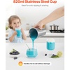 image:imageVEVOR Milkshake Maker 150W Single Head Milkshaking Machine Height Ajustable DualSpeed Adjustment Drink Mixer Blender with 820ml Stainless Steel Cup for Home Kitchen Bar amp Beverage ShopAdjustable Head