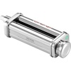image:imageVEVOR Pasta Attachment for KitchenAid Stand Mixer Stainless Steel Pasta Maker Attachment Includes Pasta Sheet Roller Spaghetti Cutter Fettuccine Cutter 8 Adjustable Thickness Knob Pasta Maker 3Pcs1 SET
