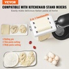 image:imageVEVOR Pasta Attachment for KitchenAid Stand Mixer Stainless Steel Pasta Maker Attachment Includes Pasta Sheet Roller Spaghetti Cutter Fettuccine Cutter 8 Adjustable Thickness Knob Pasta Maker 3Pcs3IN1