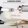 image:imageVEVOR Pasta Attachment for KitchenAid Stand Mixer Stainless Steel Pasta Maker Attachment Includes Pasta Sheet Roller Spaghetti Cutter Fettuccine Cutter 8 Adjustable Thickness Knob Pasta Maker 3Pcs3IN1