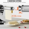 image:imageVEVOR Pasta Attachment for KitchenAid Stand Mixer Stainless Steel Pasta Maker Attachment Includes Pasta Sheet Roller Spaghetti Cutter Fettuccine Cutter 8 Adjustable Thickness Knob Pasta Maker 3Pcs1 SET