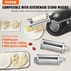 image:imageVEVOR Pasta Attachment for KitchenAid Stand Mixer Stainless Steel Pasta Maker Attachment Includes Pasta Sheet Roller Spaghetti Cutter Fettuccine Cutter 8 Adjustable Thickness Knob Pasta Maker 3Pcs3 SET