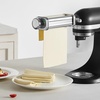 image:imageVEVOR Pasta Attachment for KitchenAid Stand Mixer Stainless Steel Pasta Maker Attachment Includes Pasta Sheet Roller Spaghetti Cutter Fettuccine Cutter 8 Adjustable Thickness Knob Pasta Maker 3Pcs1 SET