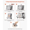 image:imageVEVOR Pizza Dough Roller Sheeter 314 Inch Automatic Stainless Steel Pizza Press Commercial Electric 370W Pasta Maker Machine 260 pcs Per Hour Adjustable Thickness with Dough Press Lid314 inch