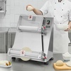 image:imageVEVOR Pizza Dough Roller Sheeter 314 Inch Automatic Stainless Steel Pizza Press Commercial Electric 370W Pasta Maker Machine 260 pcs Per Hour Adjustable Thickness with Dough Press Lid316 inch