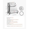image:imageVEVOR Pizza Dough Roller Sheeter 314 Inch Automatic Stainless Steel Pizza Press Commercial Electric 370W Pasta Maker Machine 260 pcs Per Hour Adjustable Thickness with Dough Press Lid316 inch