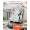image:imageVEVOR Pizza Dough Roller Sheeter 314 Inch Automatic Stainless Steel Pizza Press Commercial Electric 370W Pasta Maker Machine 260 pcs Per Hour Adjustable Thickness with Dough Press Lid314 inch