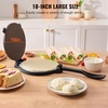 image:imageVEVOR Tortilla Press 10 Inch Tortilla and Roti Maker Cast Iron Heavy Duty Tortilladora Press PreSeasoned Pataconera with 100 Pcs Parchment Paper Dough Maker for Flour Tortilla Tawa10 inches