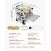 image:imageVEVOR Tortilla Press 10 Inch Tortilla and Roti Maker Cast Iron Heavy Duty Tortilladora Press PreSeasoned Pataconera with 100 Pcs Parchment Paper Dough Maker for Flour Tortilla Tawa46 inch