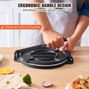 image:imageVEVOR Tortilla Press 10 Inch Tortilla and Roti Maker Cast Iron Heavy Duty Tortilladora Press PreSeasoned Pataconera with 100 Pcs Parchment Paper Dough Maker for Flour Tortilla Tawa8 inches