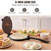 image:imageVEVOR Tortilla Press 10 Inch Tortilla and Roti Maker Cast Iron Heavy Duty Tortilladora Press PreSeasoned Pataconera with 100 Pcs Parchment Paper Dough Maker for Flour Tortilla Tawa8 inches