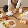 image:imageVEVOR Tortilla Press 10 Inch Tortilla and Roti Maker Cast Iron Heavy Duty Tortilladora Press PreSeasoned Pataconera with 100 Pcs Parchment Paper Dough Maker for Flour Tortilla Tawa10 inchcomal pan