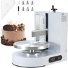 image:imageVEVOR Cake Decorating Machine Cake Cream Spreading Coating Smearing Machine Low Noise Cake Frosting Machine Turntable with Adjustable Scraper for 6 to 14 Cake 25320RPM Rotating Speed WhiteWhite