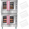 image:imageVEVOR Commercial Convection Oven 47L43Qt HalfSize Conventional Oven Countertop 1600W 4Tier Toaster wFront Glass Door Electric Baking Oven wTrays Wire Racks Clip Gloves 120V22Tier 396L