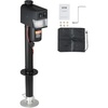 image:imageVEVOR Electric Trailer Jack 5000 lbs Heavy Duty RV Electric Power Tongue Jack with 2 Way Connector Manual Crank Handle amp Weatherproof Jack Cover 10283 Lift for RVs Trailers amp Campers Black3500 lbs