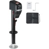 image:imageVEVOR Electric Trailer Jack 5000 lbs Heavy Duty RV Electric Power Tongue Jack with 2 Way Connector Manual Crank Handle amp Weatherproof Jack Cover 10283 Lift for RVs Trailers amp Campers Black4000 lbs