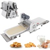 image:imageVEVOR Manual Dough Sheeter Machine Puff Pastry Sheeter and Fondant Roller Removable Handle Panel Roller for Easy Cleaning Max 12 inch Adjustable Thickness for Home or Small Commercial Kitchens197 inch