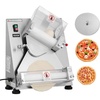 image:imageVEVOR Pizza Dough Roller Sheeter 314 Inch Automatic Stainless Steel Pizza Press Commercial Electric 370W Pasta Maker Machine 260 pcs Per Hour Adjustable Thickness with Dough Press Lid314 inch