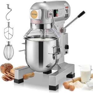 image:imageVEVOR Commercial Food Mixer 20Qt Commercial Mixer with 3 Adjustable Speeds 1100W Dough MixerCommercial Stand Mixer with Stainless Steel Bowl15Qt