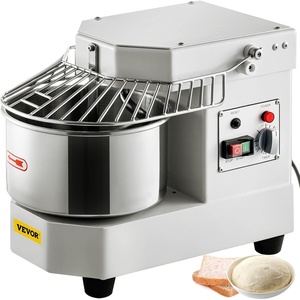 image:imageVEVOR Commercial Food Mixer 85Qt Capacity 450W Dual Rotating Dough Kneading Machine with Foodgrade Stainless Steel Bowl Security Shield amp Timer Included Baking Equipment for Restaurant Pizzeria85Qt