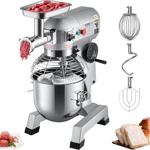image:imageVEVOR Commercial Food Mixer 85Qt Capacity 450W Dual Rotating Dough Kneading Machine with Foodgrade Stainless Steel Bowl Security Shield amp Timer Included Baking Equipment for Restaurant Pizzeria20Qt