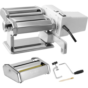 image:imageVEVOR Electric Pasta Maker 150W Automatic Noodle Maker Machine with 8 Pasta Shapes 4 Intelligent Modes 500g Flour Capacity Pasta Maker Machine with Measuring Cups Cleaning Brush for Home KitchenElectric