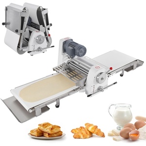 image:imageVEVOR Manual Dough Sheeter Machine Puff Pastry Sheeter and Fondant Roller Removable Handle Panel Roller for Easy Cleaning Max 12 inch Adjustable Thickness for Home or Small Commercial Kitchens197 inch
