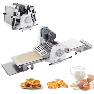 image:imageVEVOR Manual Dough Sheeter Machine Puff Pastry Sheeter and Fondant Roller Removable Handle Panel Roller for Easy Cleaning Max 12 inch Adjustable Thickness for Home or Small Commercial Kitchens157 inch