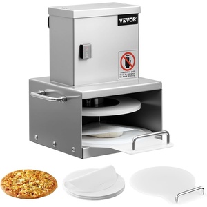 image:imageVEVOR Manual Pizza Dough Press Machine 95 inch Pizza Pastry Press Plate Stainless Steel Bread Presser Commercial Chapati Sheet Crust Maker Forming Machine with Handle and 100 Pcs Parchment Paper94 x 98 x 13 inch