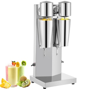 image:imageVEVOR Milkshake Double Head Electric Blender 180W Silver 800ml