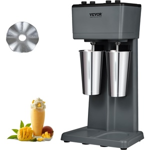 image:imageVEVOR Milkshake Maker 150W Single Head Milkshaking Machine Height Ajustable DualSpeed Adjustment Drink Mixer Blender with 820ml Stainless Steel Cup for Home Kitchen Bar amp Beverage ShopDouble Heads