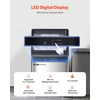 image:imageVEVOR 110lbs24H Commercial Ice Maker Machine with Drain Pump 33lbs Storage Capacity Ice Maker 50 Ice Cubes in 15 Minutes LED Digital Display Freestanding SelfCleaning for Bar Office Restaurant