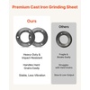 image:imageVEVOR 2PCS Grinding Sheets for Electric Grain Mill Grinder Cast Iron Dry Grinding Discs Replacement Grinding Plates Compatible with VEVOR HN2200 HN3000 Corn Spice Mill Grinder
